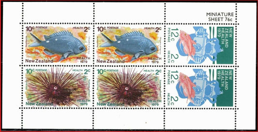 New Zealand B105a MNH - Fish / Marine Life miniature sheet