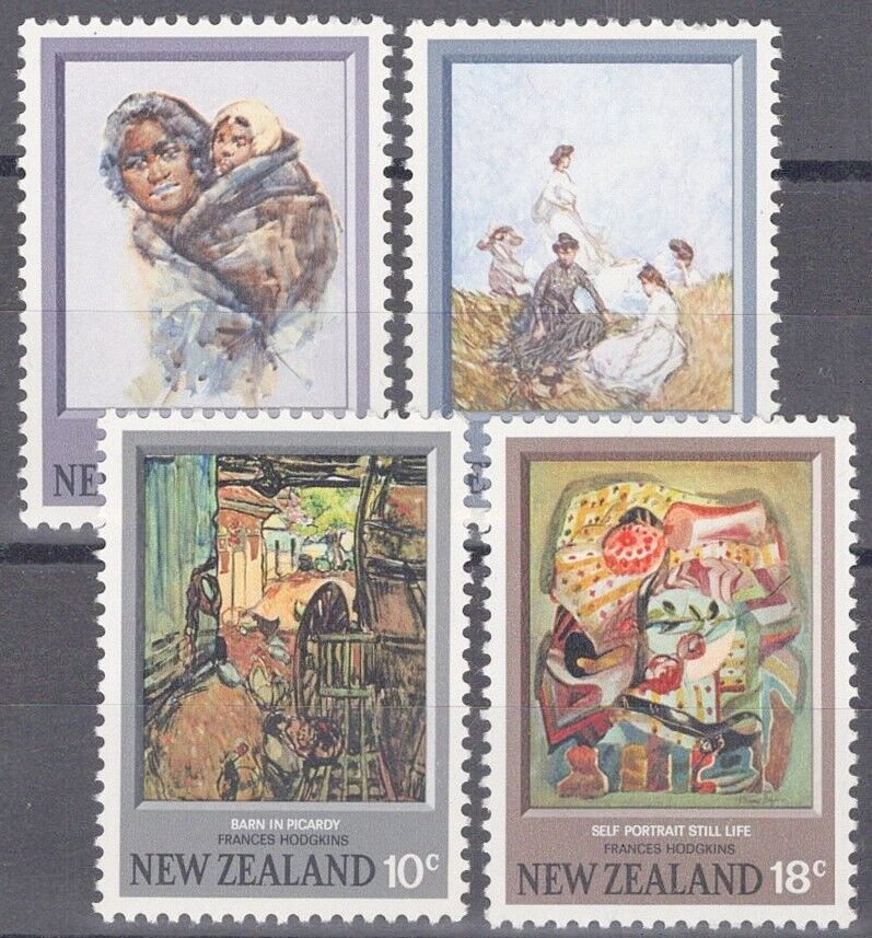 New Zealand 521-524 MNH Paintings Frances Hodgkins Still Life