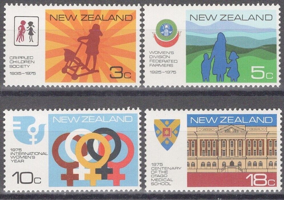 New Zealand 567-570 MNH Medical School Crippled Childrens Society