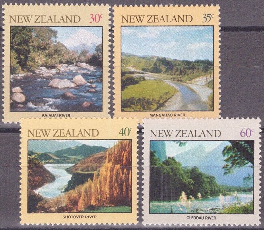 New Zealand 730-733 MNH Rivers Geography Nature