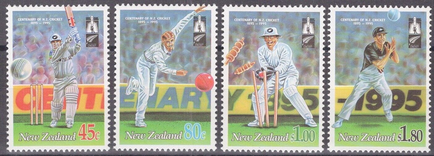 New Zealand 1244-1247 MNH Sports Cricket 60722S22