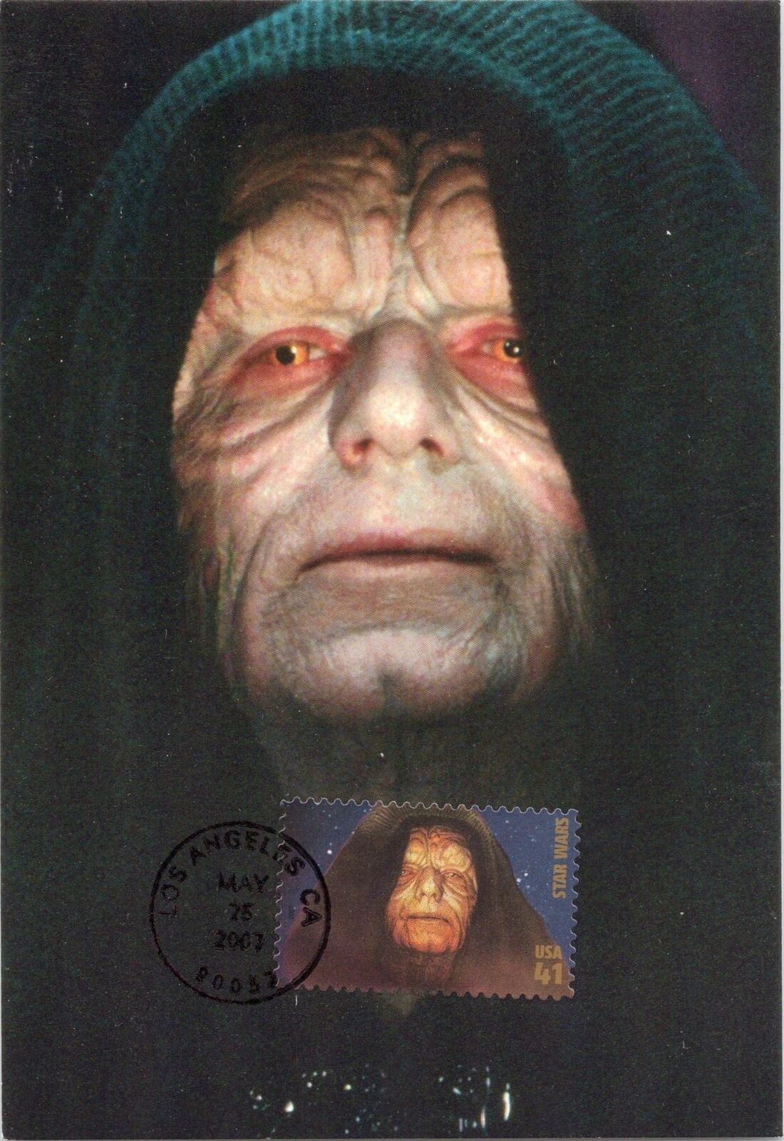 ZAYIX - US 4143 FDC Maxicard STAR WARS Classico postcard - Emperor Palpatine