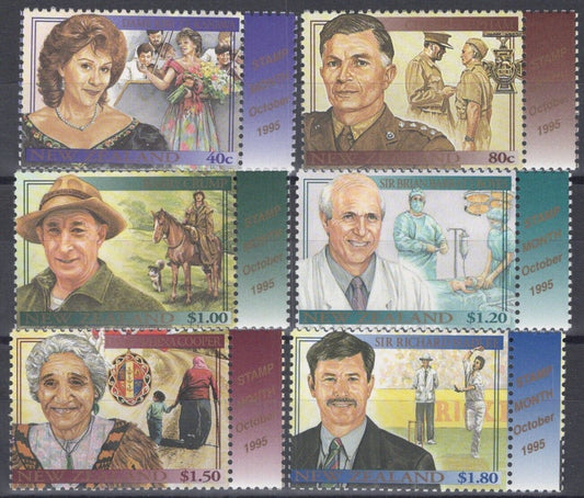 New Zealand 1314-1319 MNH Famous People  Science Literature 060722S34