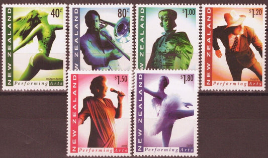 New Zealand 1476-1481 MNH Performing Arts Dance Music 060722S62