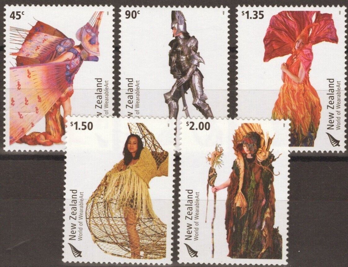 New Zealand 1936-1940 MNH Wearable Art Costumes