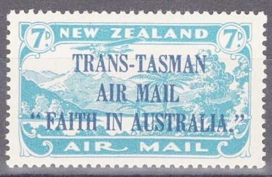 New Zealand C5 MNH Air Post Flight New Zealand & Australia Aviation