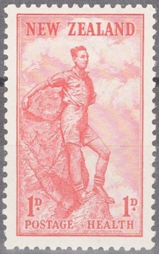 New Zealand B12 MNH Semi-Postal Boy Hiker