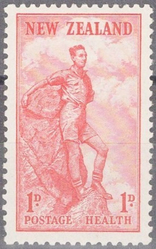 New Zealand B12 MNH Semi-Postal Boy Hiker