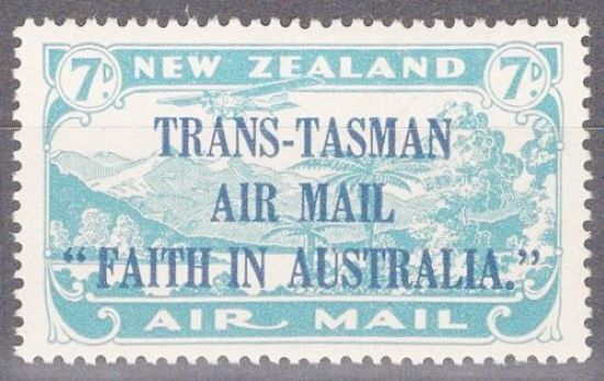 New Zealand C5 MH Air Post Flight New Zealand & Australia Aviation