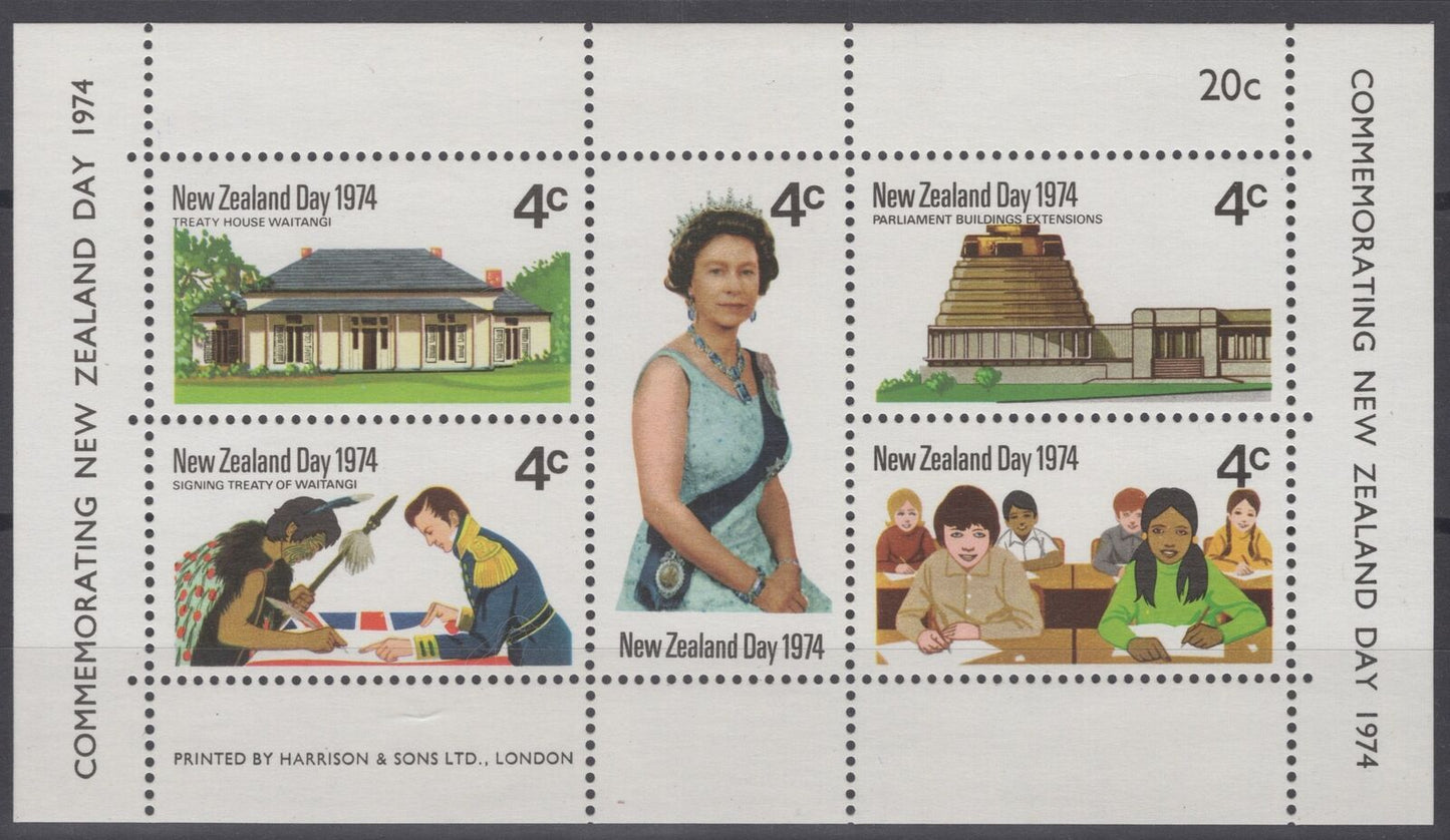 New Zealand 552 MNH New Zealand Day Architecture Government