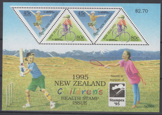 New Zealand B150b MNH Stampex Emblem Children's Health Camp