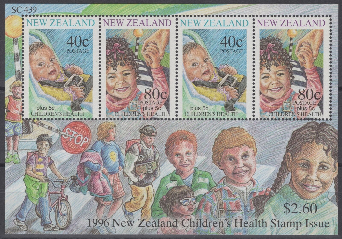 New Zealand B152a MNH Child Safety Children's Health ZAYIX 060922SM178M