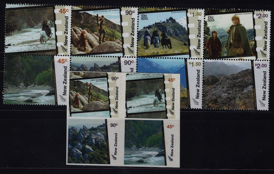 New Zealand 1956-1967 MNH Movie Scenes Lord of the Rings