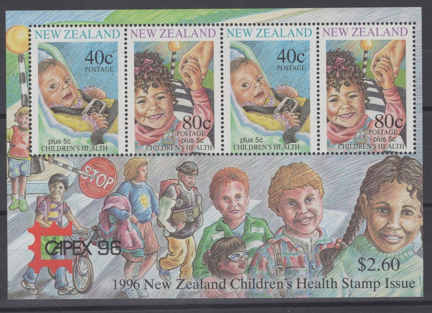 New Zealand B152b MNH CAPEX Inscription Children's Health Medical