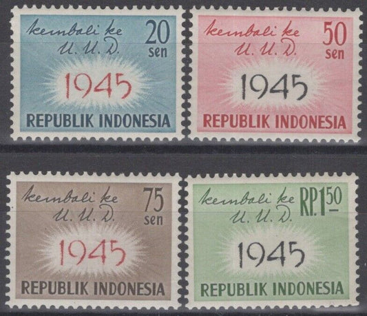Indonesia 479-482 MH Introduction of the Constitution 1945