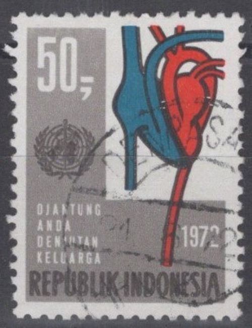 Indonesia 816 Used World Health Day Medical Heart