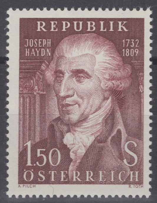 Austria 644 MNH Joseph Haydn Composer Music