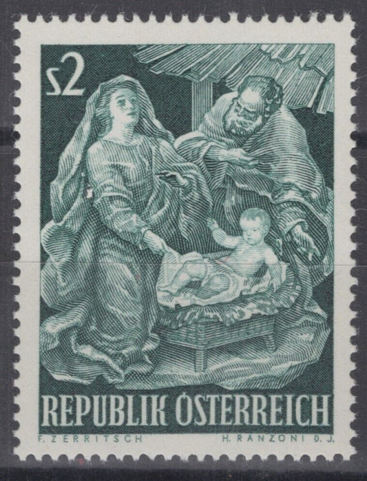 Austria 718 MNH Artist Josef Thaddaus Stammel Painting