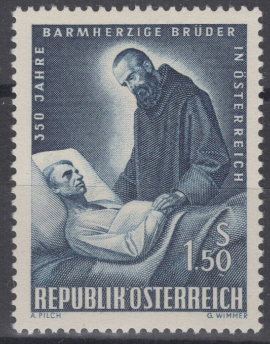 Austria 728 MNH Brothers of Mercy Religion