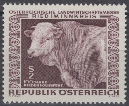 Austria 795 MNH Agriculture Prize Bull Farming