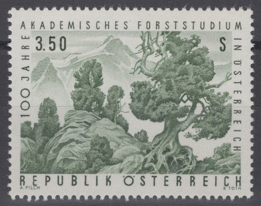 Austria 802 MNH Forestry Trees Nature 071122S40M