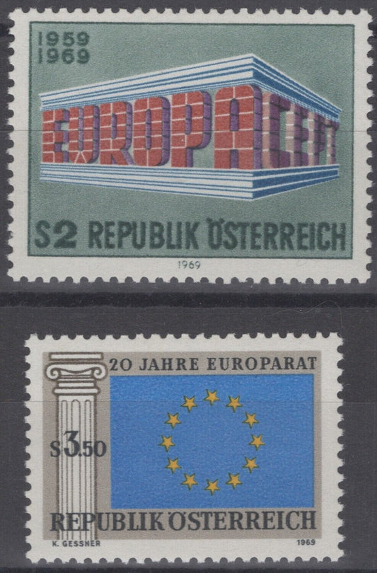 Austria 837, 838 MNH Council of Europe Government