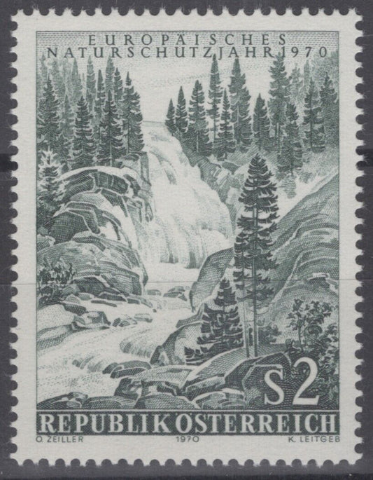 Austria 862 MNH Krimml Waterfalls Nature Conservation