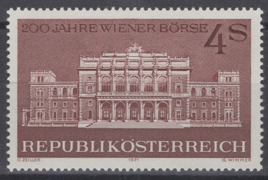 Austria 902 MNH Architecture Vienna Stock Exchange Banking