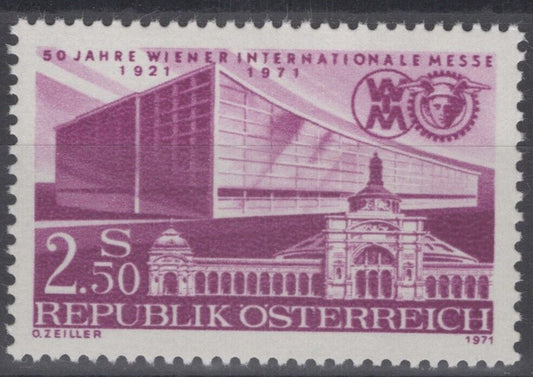 Austria 903 MNH Exhibition Halls Intl. Fair Architecture