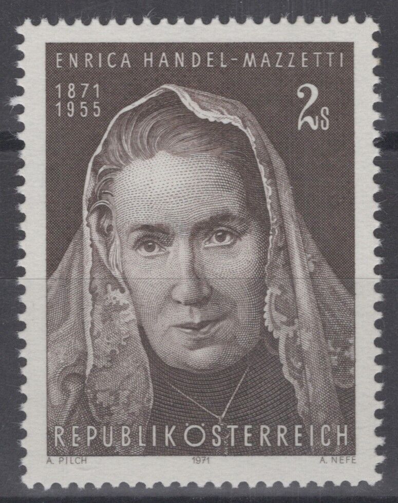 Austria 888 MNH Enrica Handel-Mazzetti Novelist Poet