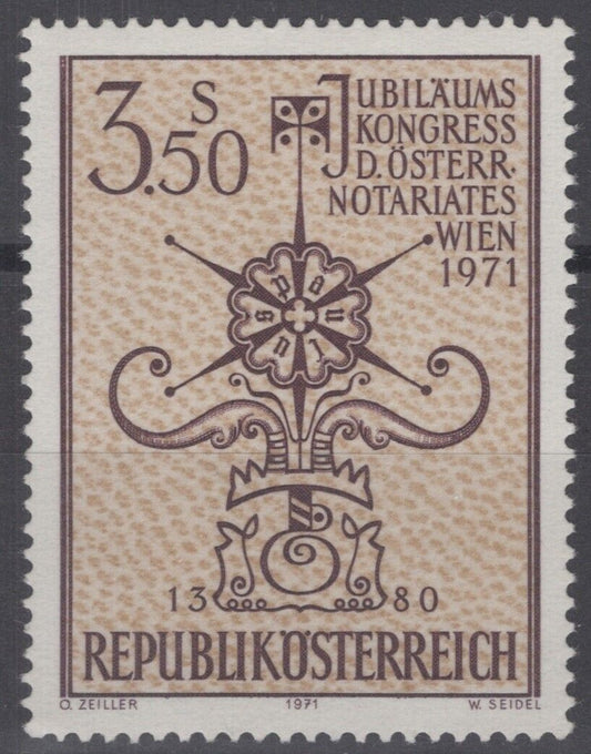 Austria 897 MNH Seal of Paulus Franchenfordia