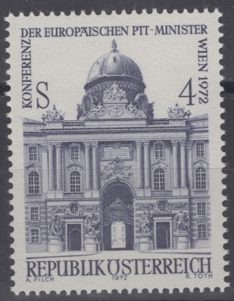 Austria 920 MNH St. Michael's Gate Royal Palace Architecture