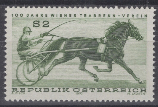 Austria 953 MNH Trotting Association Horses