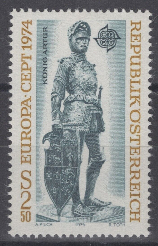 Austria 988 MNH Europa King Arthur