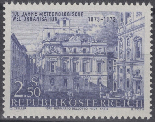 Austria 950 MNH Architecture Meteorological Organization