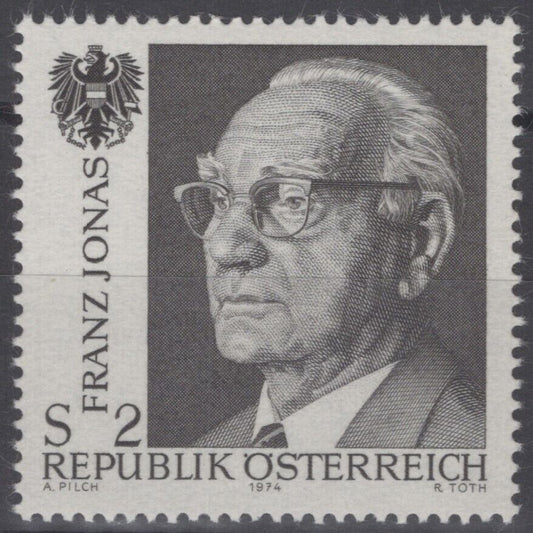 Austria  997 MNH  Franz Jonas President Austrian Eagle