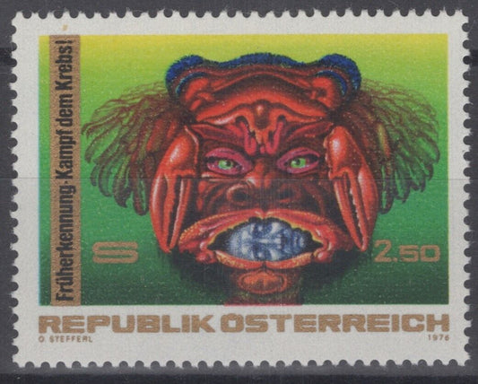 Austria 1043 MNH Fight Against Cancer Medical