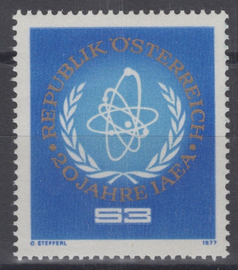 Austria 1059 MNH IAEA Emblem Intl.  Atomic Energy Agency