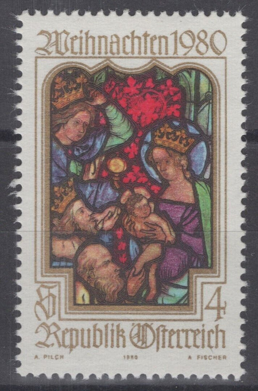 Austria 1171 MNH Christmas Nativity Stained Glass