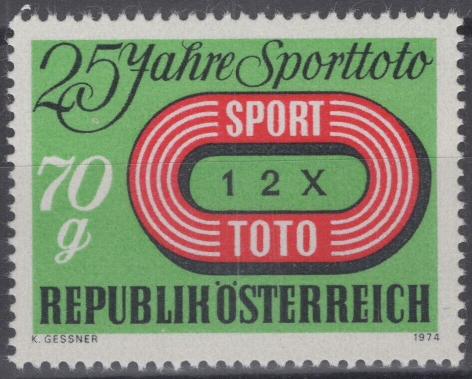 Austria 1007 MNH Austrian Sports Pool Emblem