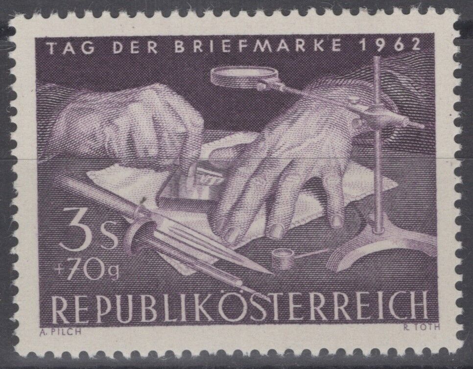 Austria B304 MNH Hands of Stamp Engraver Postal Service