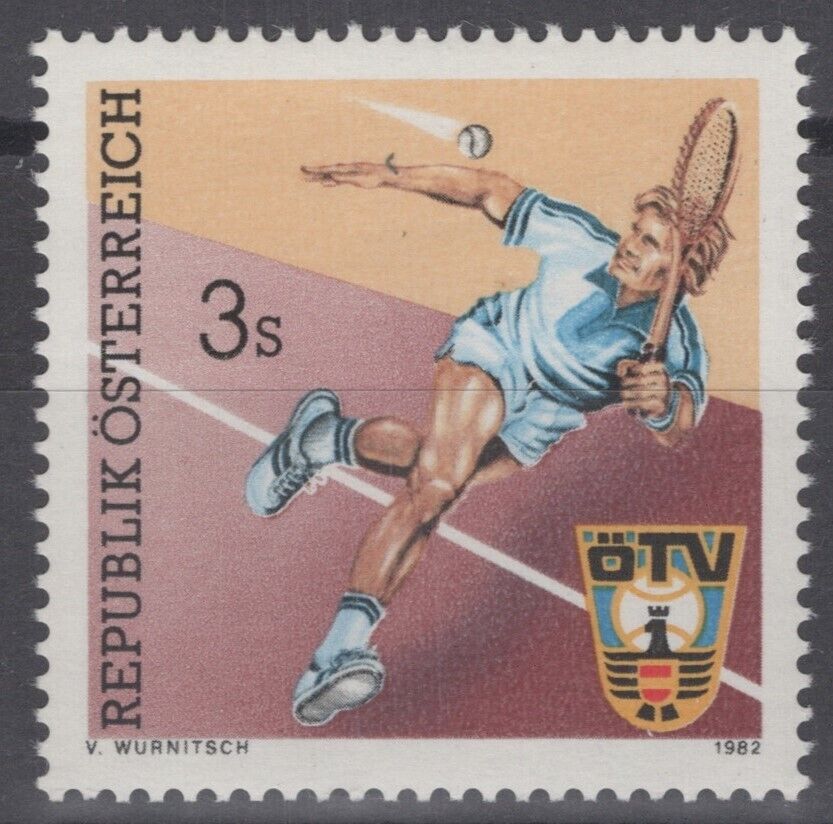 Austria 1213 MNH Sports Tennis Player