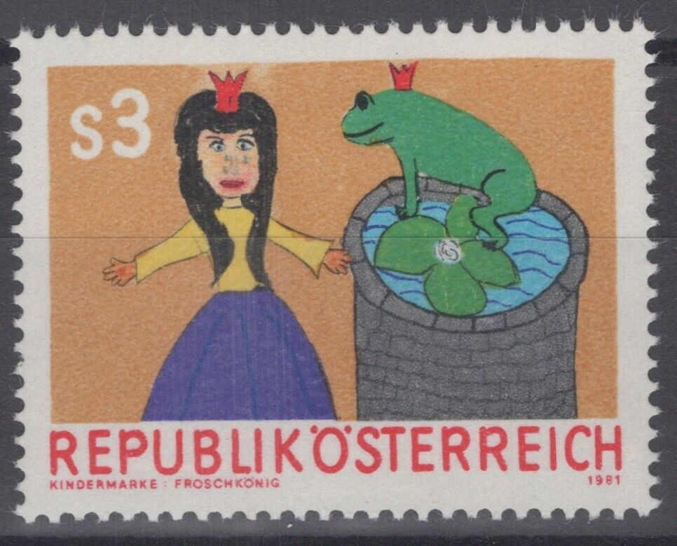 Austria 1181 MNH The Frog King Child's Drawing Art