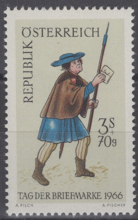 Austria B322 MNH Semi-Postal Letter Carrier Postal Service