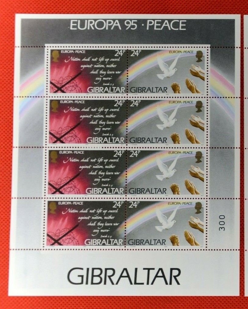 Gibraltar 677a-679a MNH Mini-sheets Europa CEPT Bird 072122SL01M