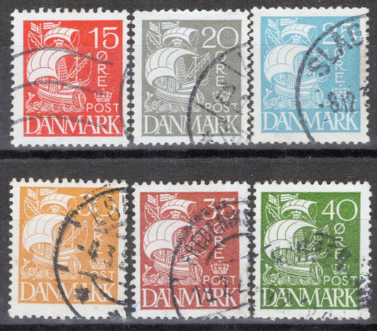 Denmark 192-197 MNH Ships - Caravel Ships Fish Transpiration 072822S32M