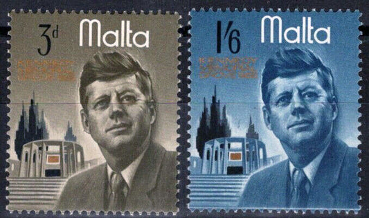 Malta 353, 354 MNH John F. Kennedy Politician Zayix 073122S04M