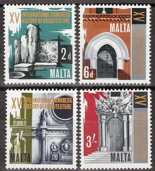 Malta 371-374 MNH Architecture Temples Zayix 073122S12M