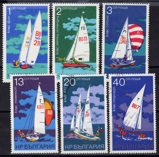 Bulgaria 2134-3139 CTO Sailboats Ships 082322S205