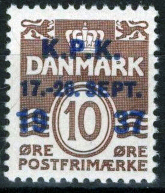 Denmark 257 MNH Wavy Lilnes Danish Islands 083022S32M